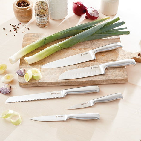 Set de 5 couteaux de cuisine en inox Mathon - Mathon - 2