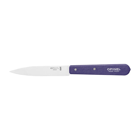Couteau office N°112 lame lisse inox 10 cm violet Opinel - Mathon - 1