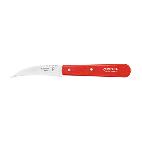 Couteau à légumes N°114 lame inox 7 cm rouge Opinel - Mathon - 1