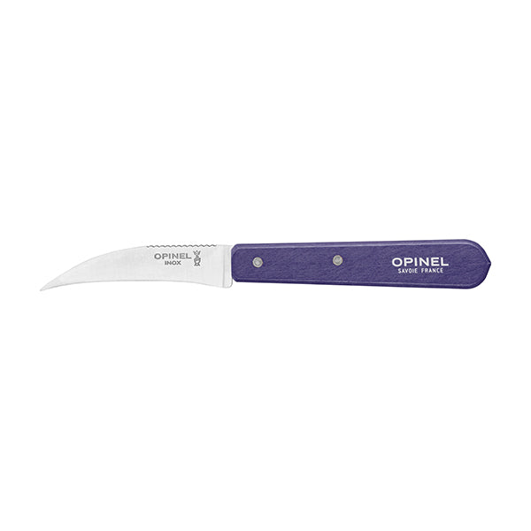 Couteau à légumes N°114 lame inox 7 cm violet Opinel - Mathon - 1