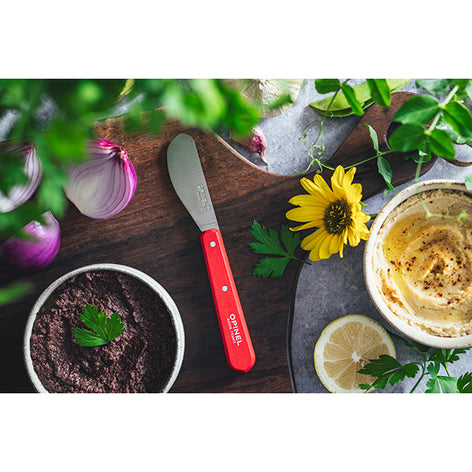 Tartineur N°117 lame inox 6 cm rouge Opinel - Mathon - 2