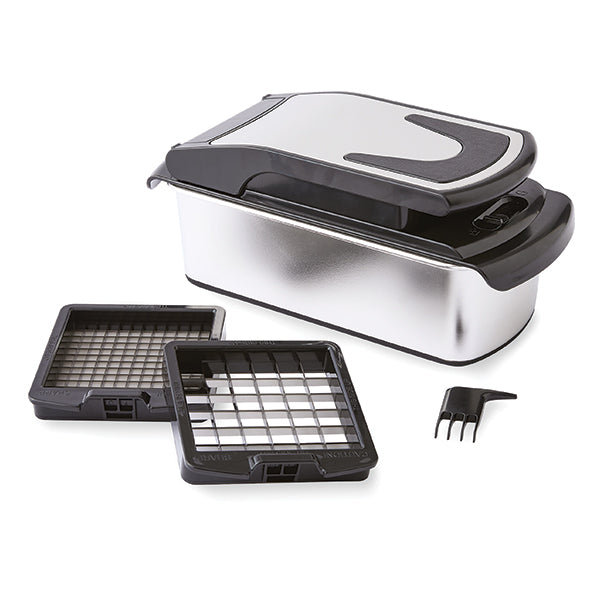 Coupe-légumes inox 2 grilles de coupe Mathon - Mathon - 1