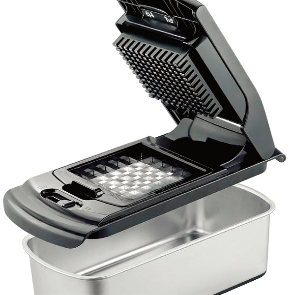 Coupe-légumes inox 2 grilles de coupe Mathon - Mathon - 3