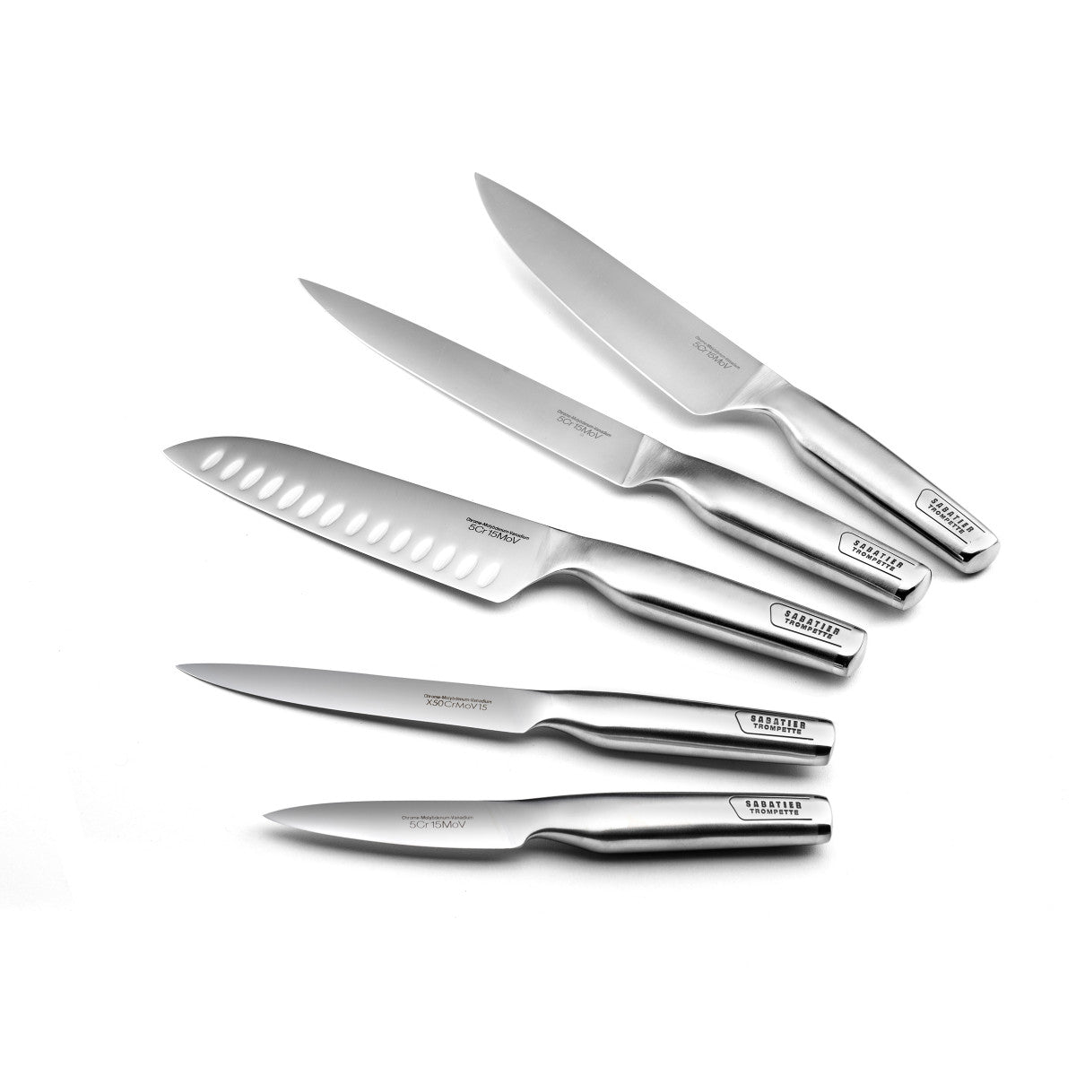 Asean - Bloc magnétique 5 couteaux de cuisine Sabatier Trompette - Mathon - 3