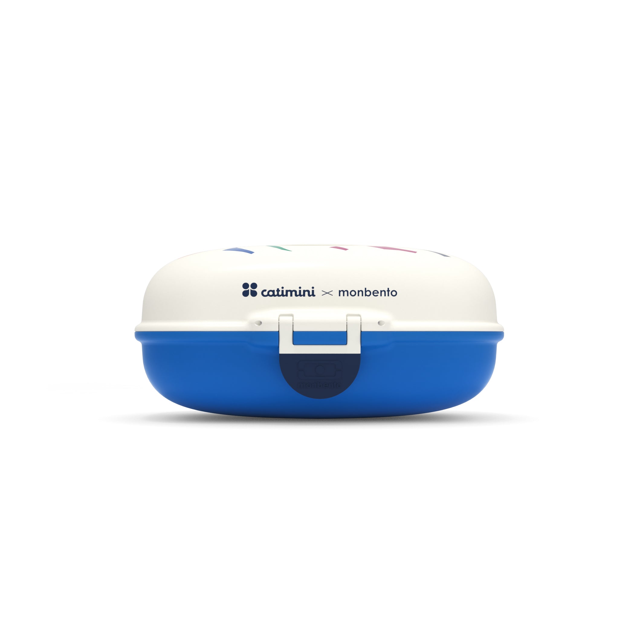 Boîte à goûter enfant Gram 600ml Catimini Bleu Terrazzo Monbento - Mathon - 2