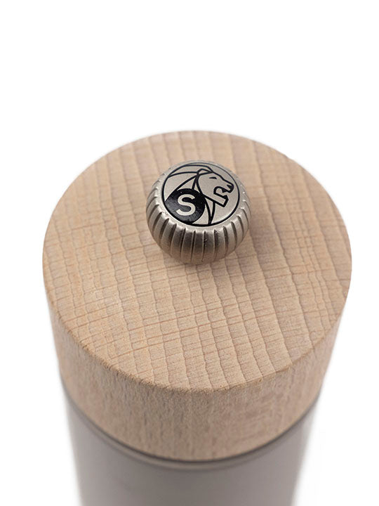 Boreal Moulin à sel manuel en bois, gris galet, 12 cm Peugeot - Mathon - 5