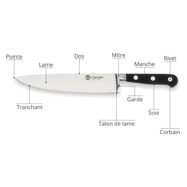 Couteau chef  Les Spécialistes 20 cm Mathon - Mathon - 3
