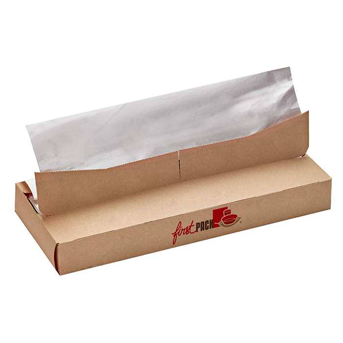 350Pcs - Papier alimentaire blanc enchevêtré en boite distributrice  360x250mm FirstPack - Mathon - 2