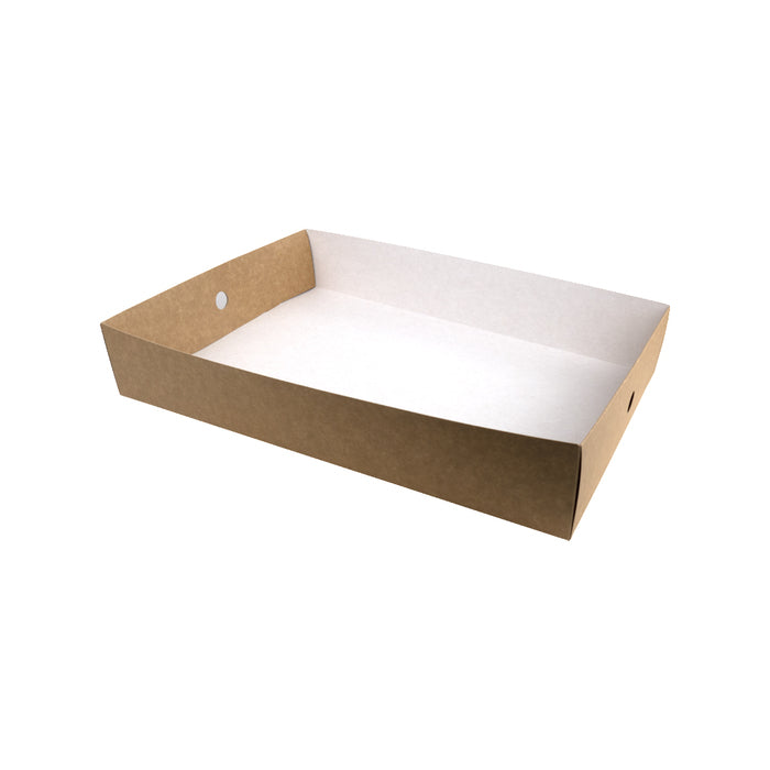 100Pcs - Plateau en carton kraft 450x308x79mm FirstPack - Mathon - 1