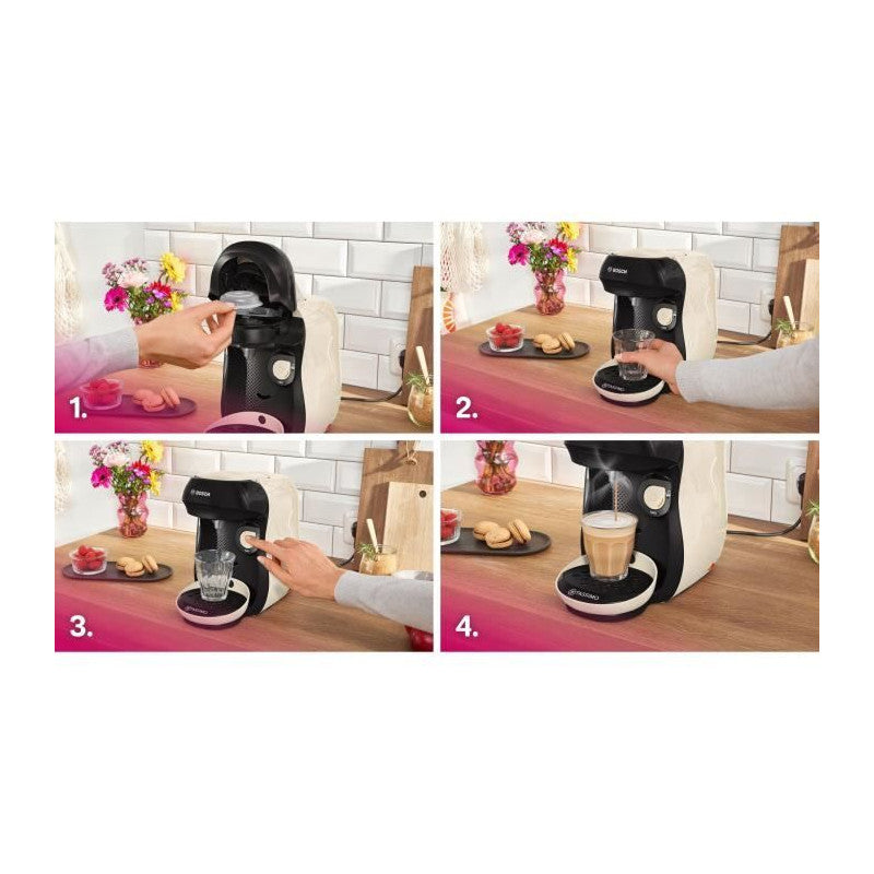Machine A Café Multi-boissons -   - Tassimo - T10 Happy Vanille - 1400 W Bosch - Mathon - 4