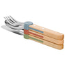 Set de 3 couverts pour enfant Le petit Gourmet Panaché Opinel - Mathon - 3