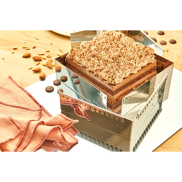 Cadre entremets carré adaptable inox 16 cm De Buyer - Mathon - 5