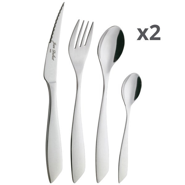 Lot de 2 ménagères 24 pièces Slim Jean Dubost - Mathon