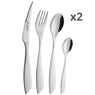 Lot de 2 ménagères 24 pièces Slim Jean Dubost - Mathon
