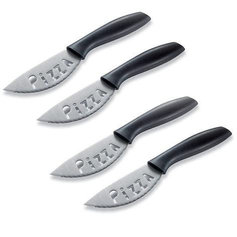 Lot 2 sets de 2 couteaux à pizza avec lame en inox Mathon - Mathon - 1