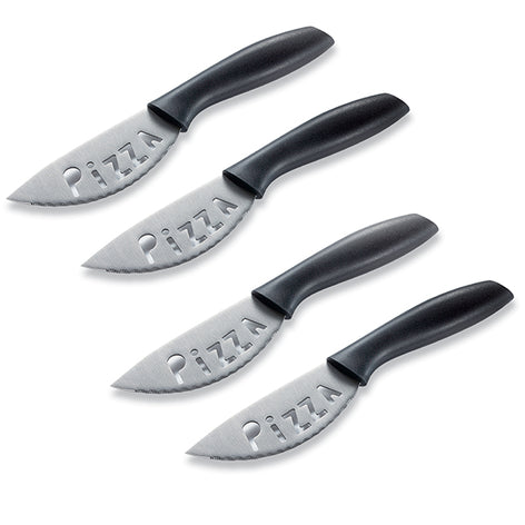 Lot 2 sets de 2 couteaux à pizza avec lame en inox Mathon - Mathon - 1