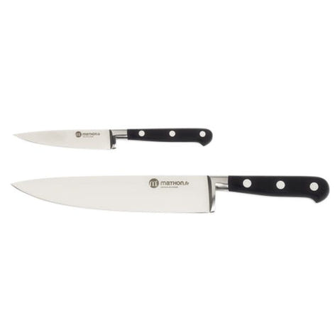 Lot Couteau Office 10 cm + Chef 20 cm Mathon - Mathon