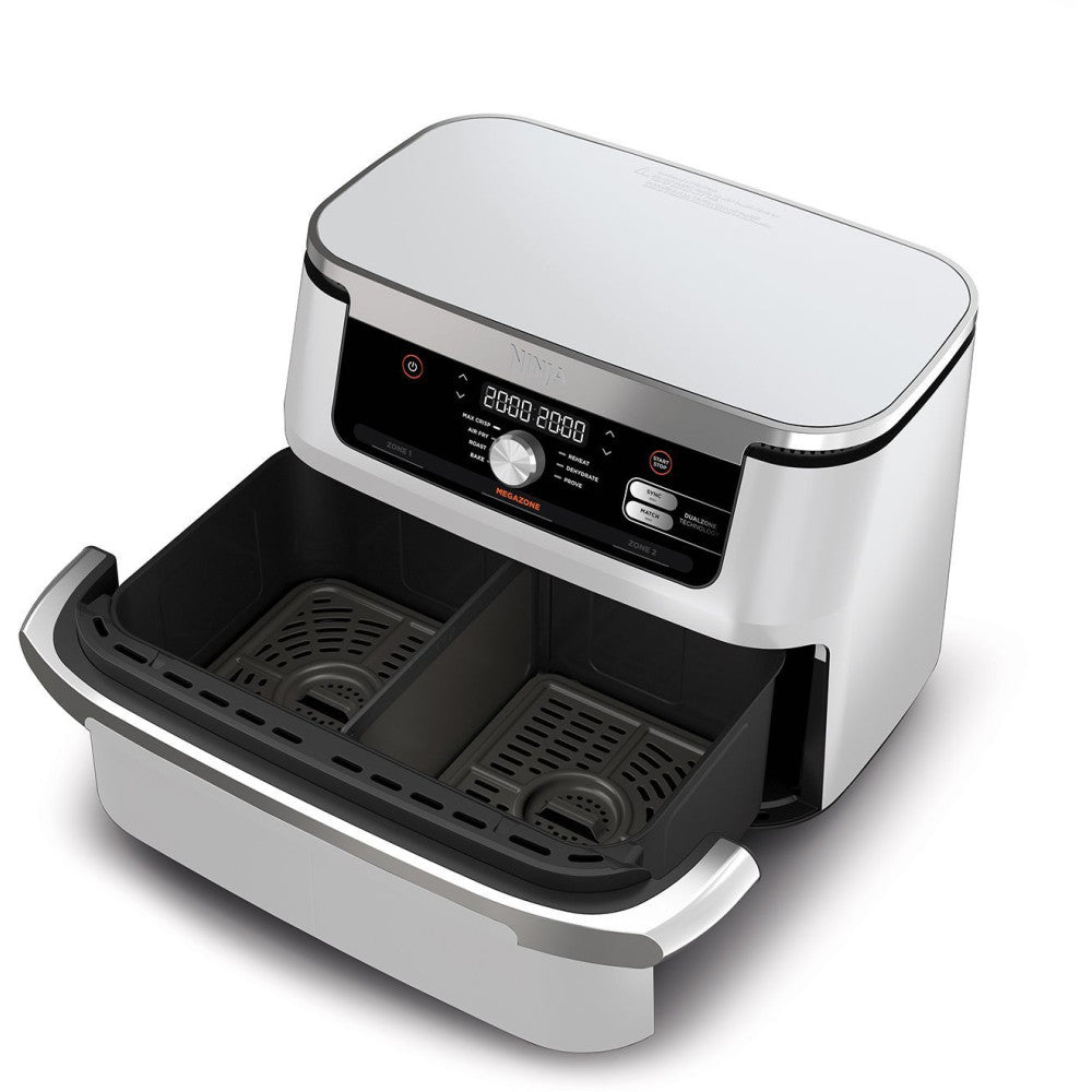 Friteuse Sans Huile Ninja - Foodi Flex Af500euwh - Capacité 10,4l - 7 Programmes De Cuisson - Blanc - 2470w Ninja - Mathon - 2