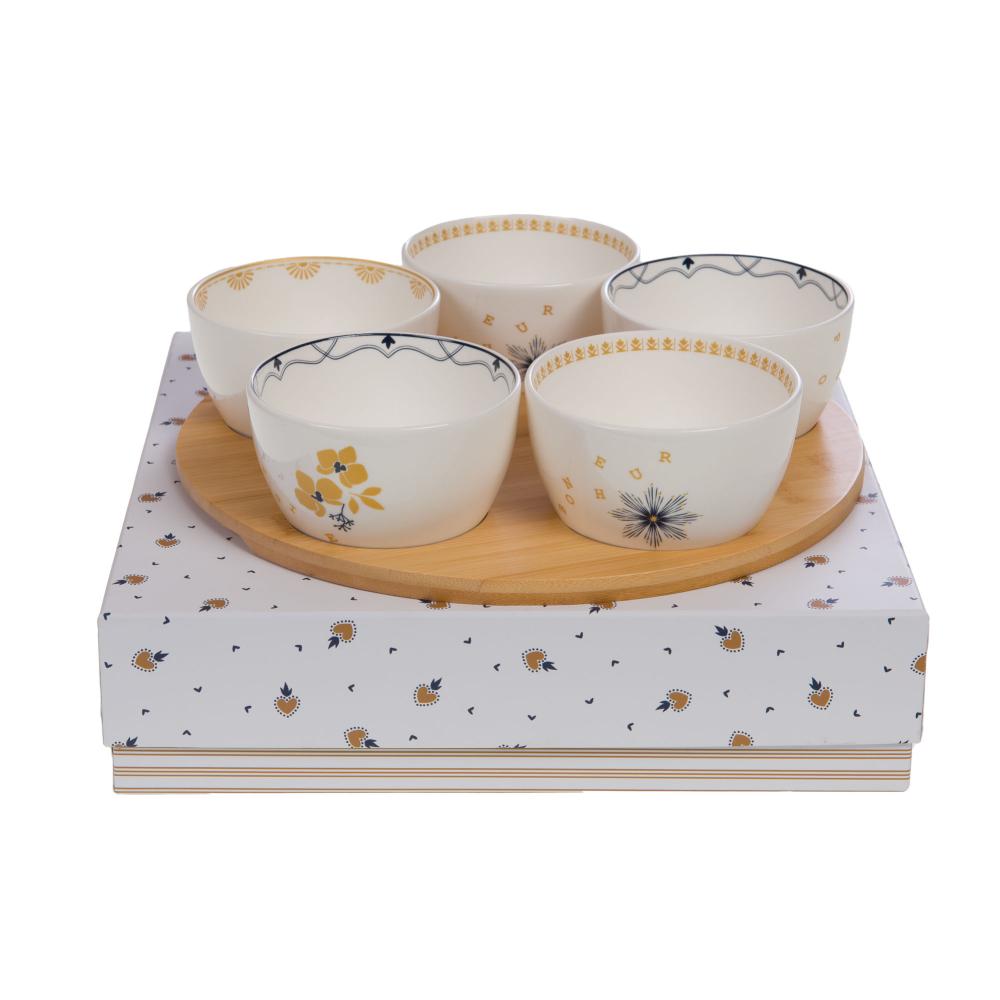 Coffret 5 bols Poésie Amadeus - Mathon - 2