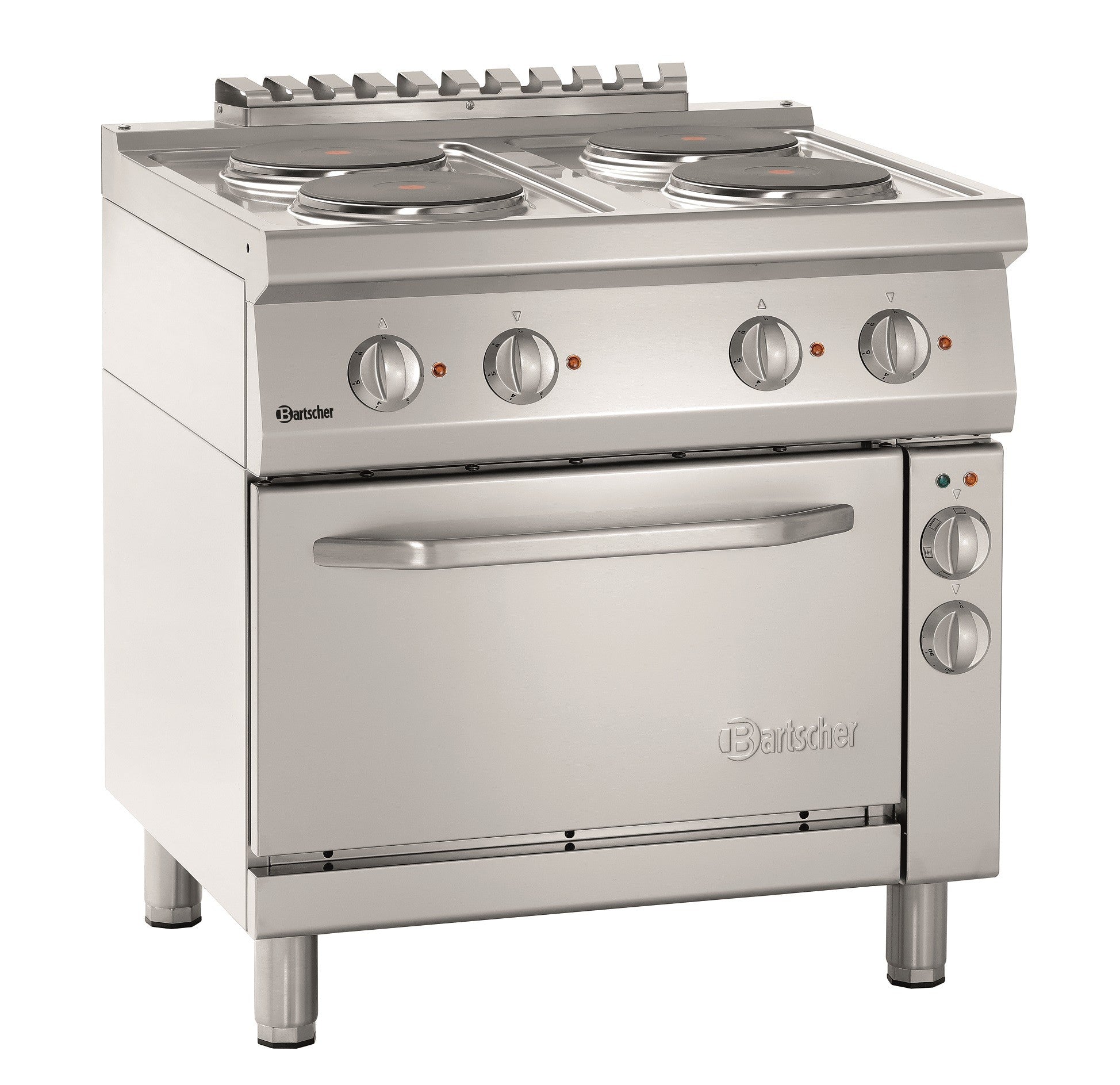Plan de cuisson Électrique à 4 Plaques Rondes avec Four Électrique GN 1/1 - Bartscher - Mathon - 1