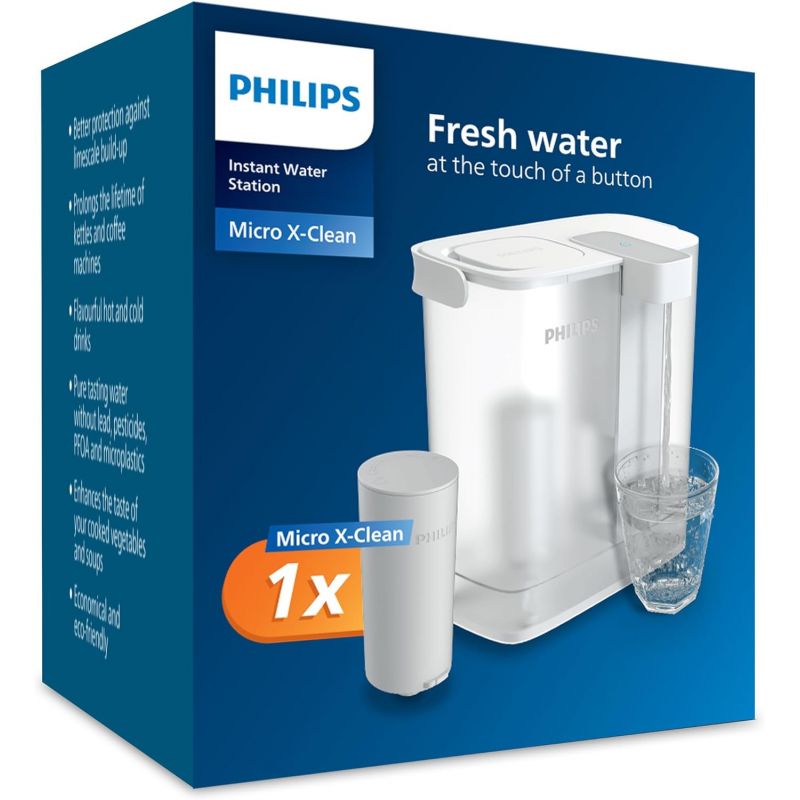 Carafe filtrante instantanée avec 1 filtre inclus Philips PHAWP2980WH/24 Philips - Mathon