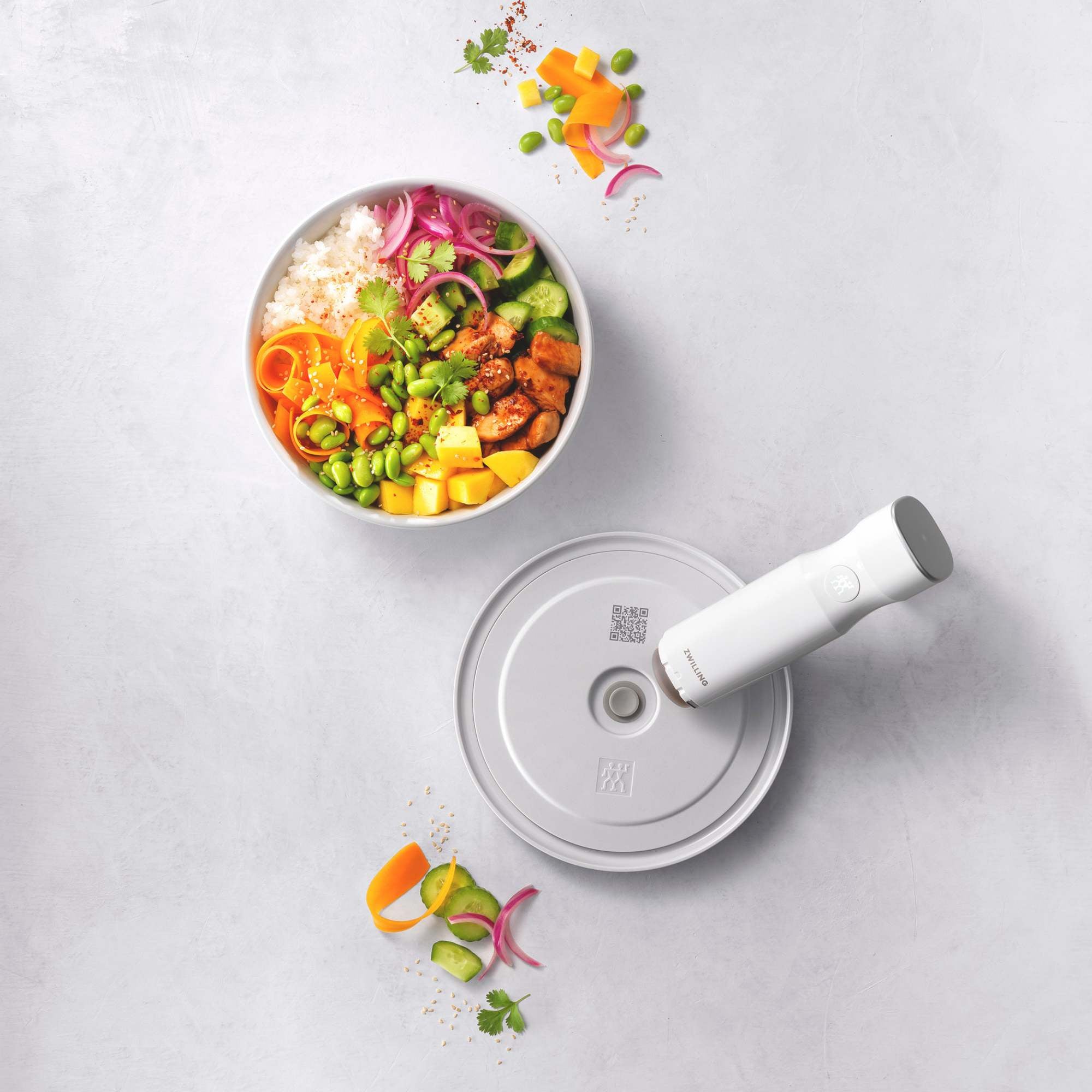 Couvercle de bol sous vide M / 18 cm, Blanc Zwilling - Mathon - 2