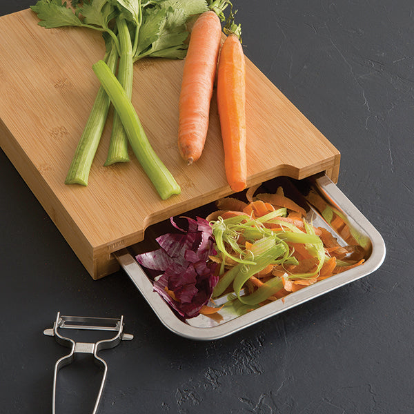 Lot bac à compost et planche à découper avec bac amovible Mathon - Mathon - 2