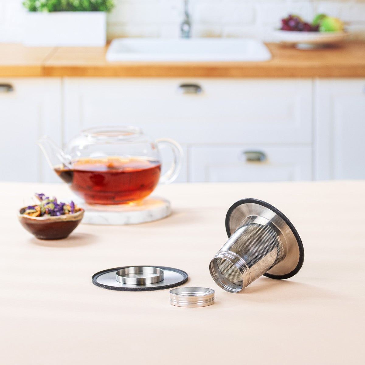 Filtre à thé universel en inox Cristel - Mathon - 4