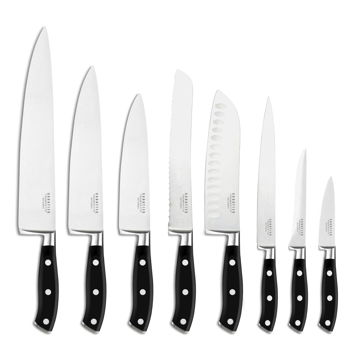 Vulcano - Couteau Santoku 18cm Sabatier Trompette - Mathon - 2