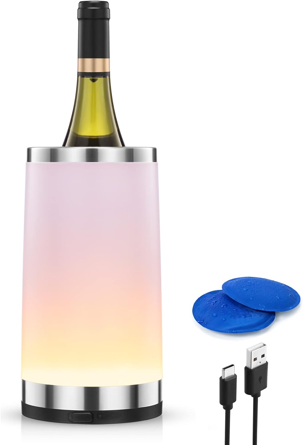 Refroidisseur à Vin Elrigs avec Lampe Ambiante Vendos85 - Mathon