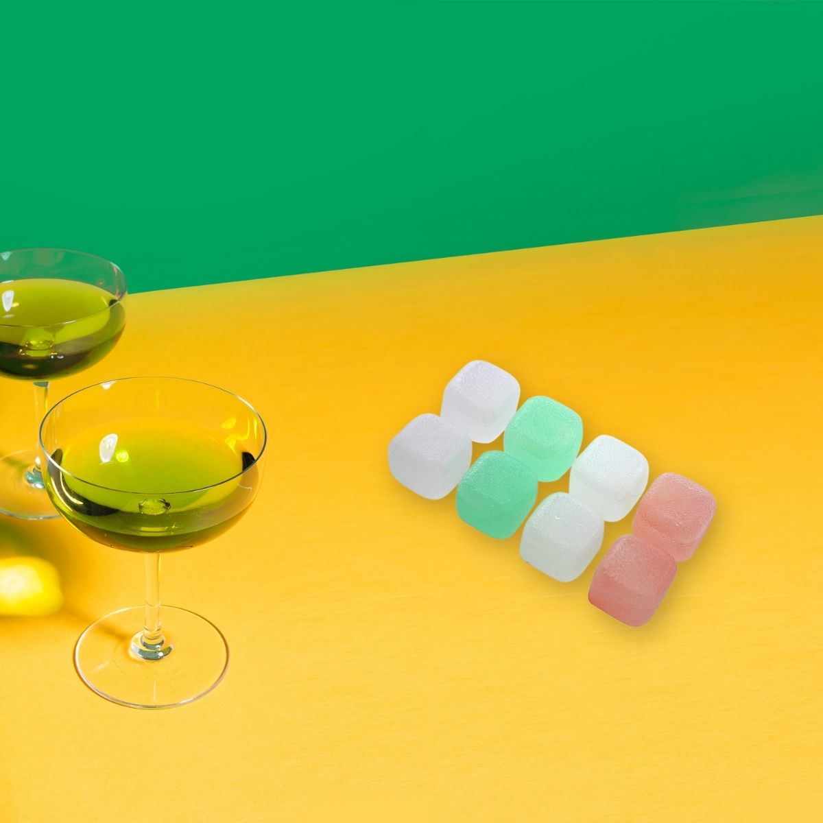 Lot de 8 glaçons réemployables en plastique Multicolore Fackelmann - Mathon - 2