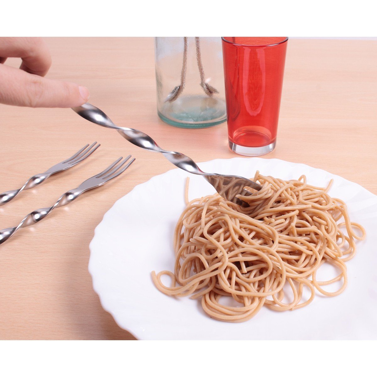 Lot de 3 fourchettes spaghetti Astuceo - Mathon - 3