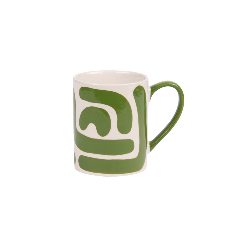 Mug Lulli vert 25 cl (lot de 6) Table passion - Mathon