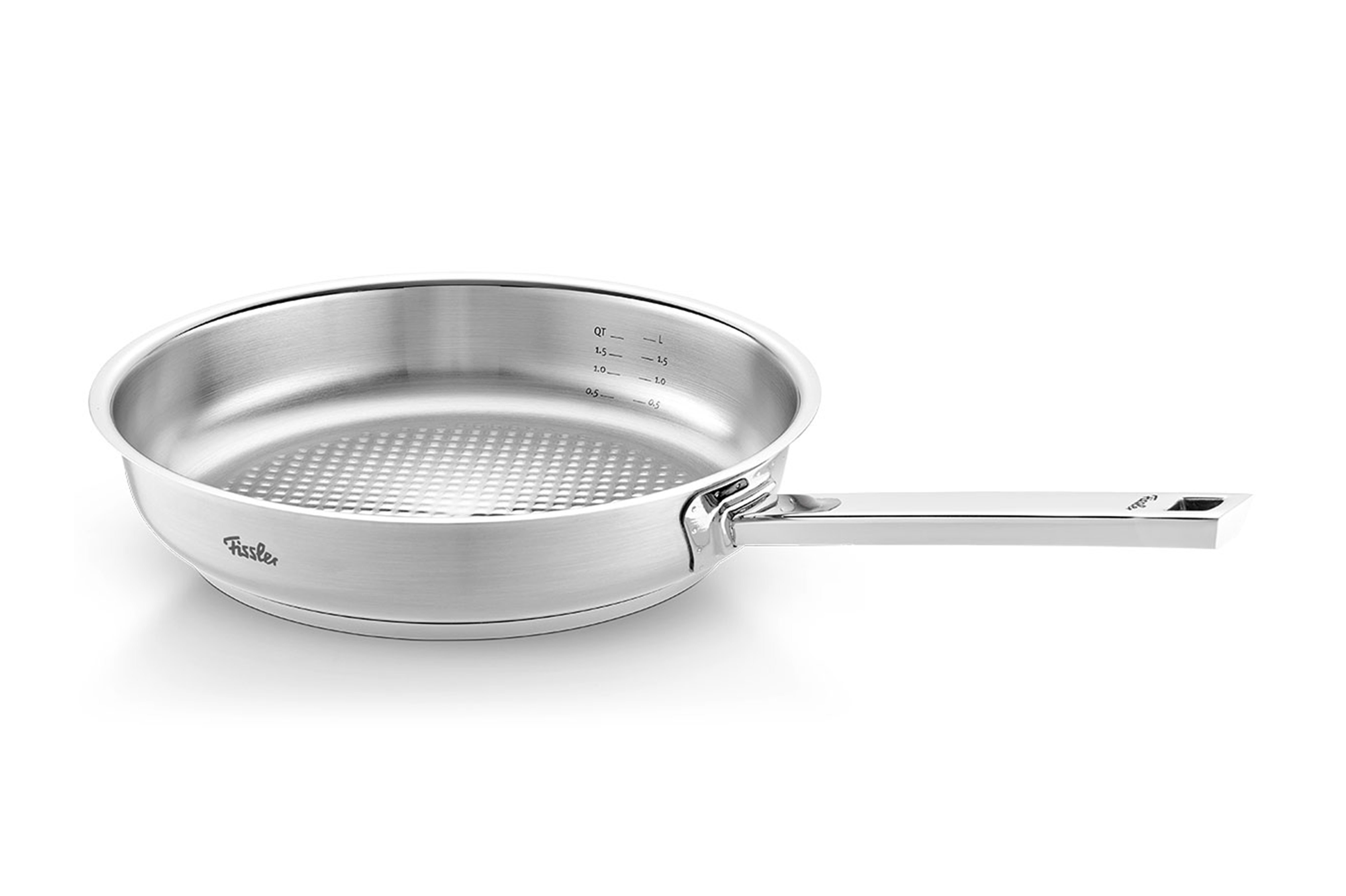 Poêle en acier inoxydable, ORIGINAL-PROFI COLLECTION, D28 cm-tous feux dont induction - Mathon - 1