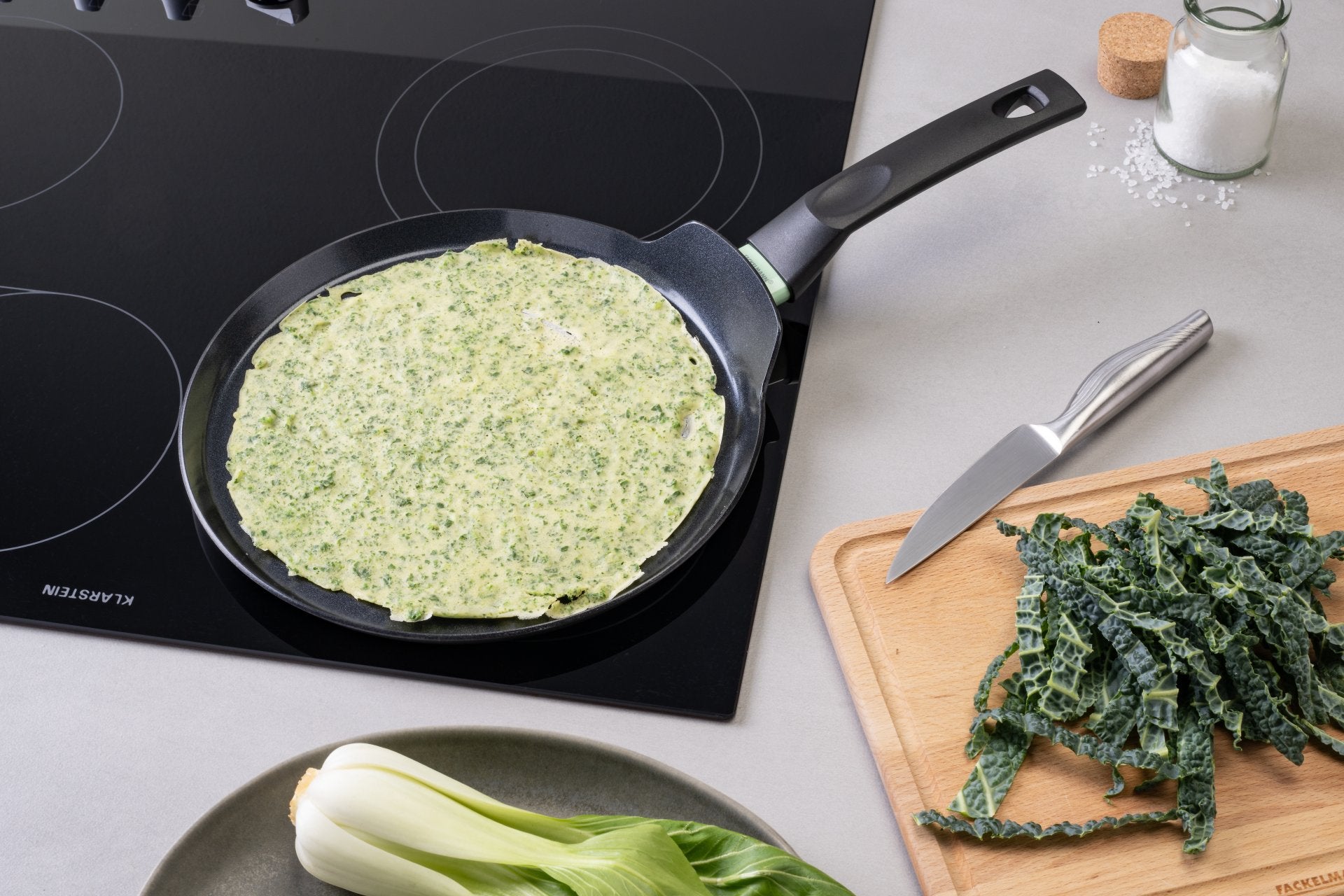 Crêpière 26 cm aluminium revêtement céramique antiadhésif sans PFAS  Brandao Fackelmann - Mathon - 9