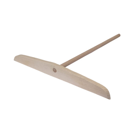 Set une spatule et un râteau en bois blanc spécial crêpes Mathon - Mathon - 2