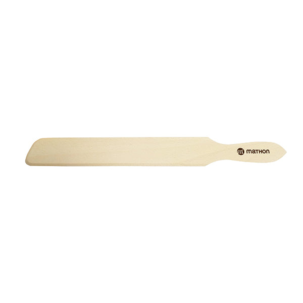 Set une spatule et un râteau en bois blanc spécial crêpes Mathon - Mathon - 3
