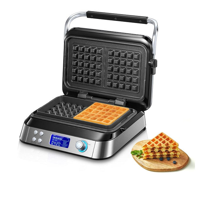 Gaufrier Gaufre Belge 1600W gris noir Vendos85 - Mathon
