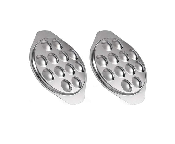 Plats à escargots en acier inoxydable – 12 compartiments Vendos85 - Mathon