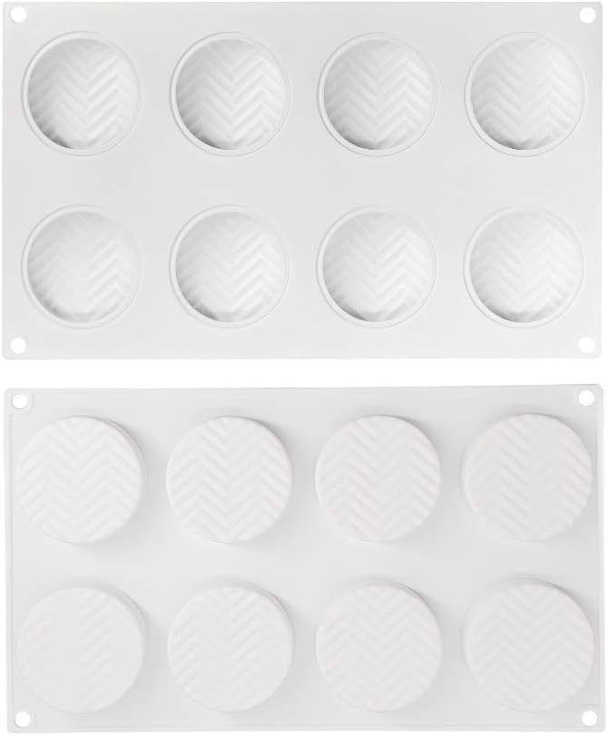 moules silicone gâteaux 3d, 8 Trous Forme de géométrique Vendos85 - Mathon