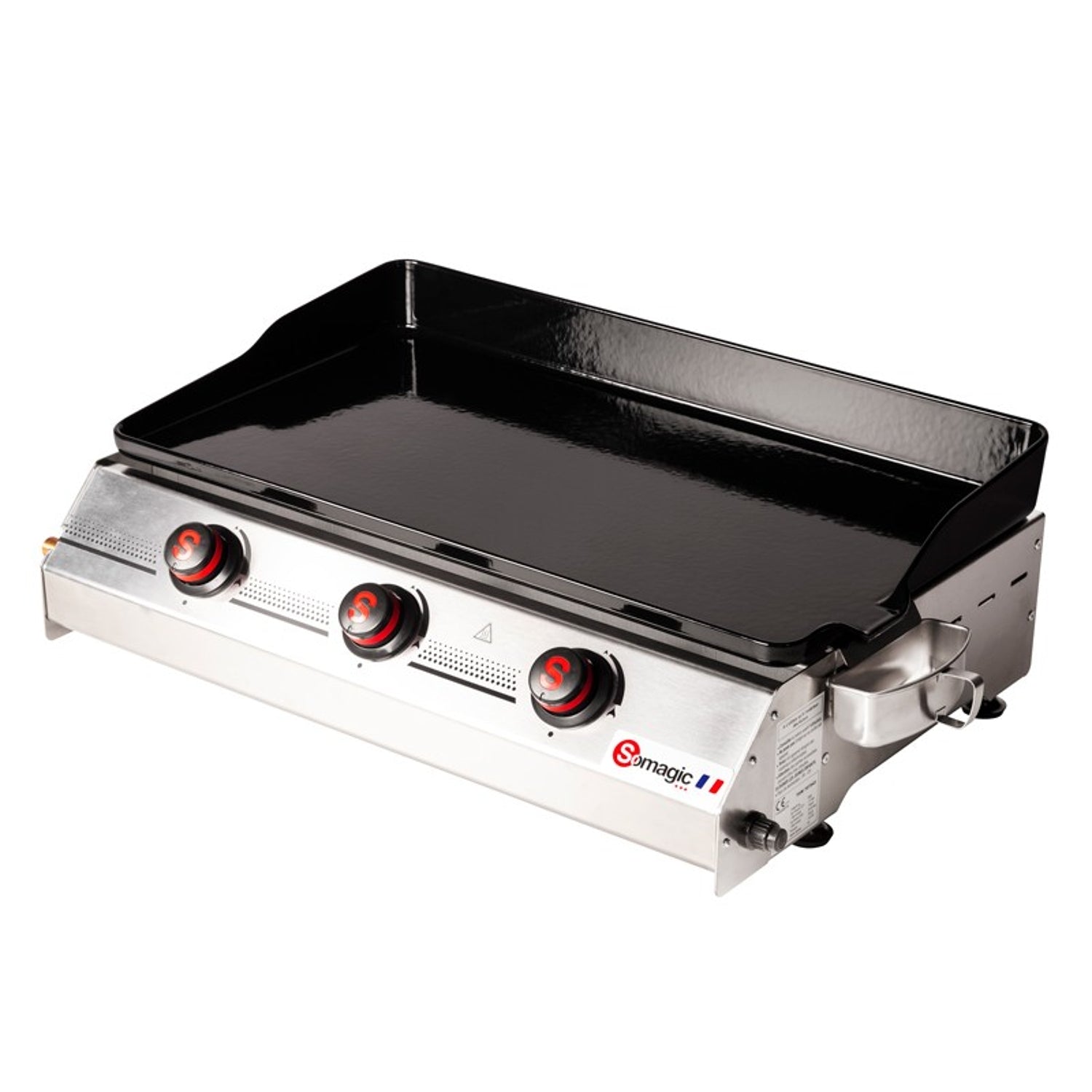 Plancha Premium 3 brûleurs Somagic - Mathon - 1