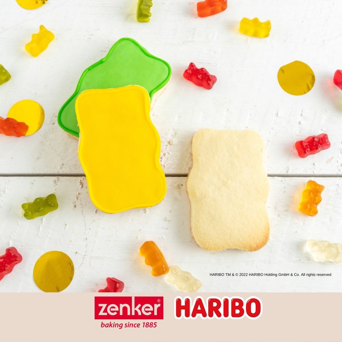 Lot de 3 emporte-pièces oursons en inox Zenker Haribo Zenker - Mathon - 6