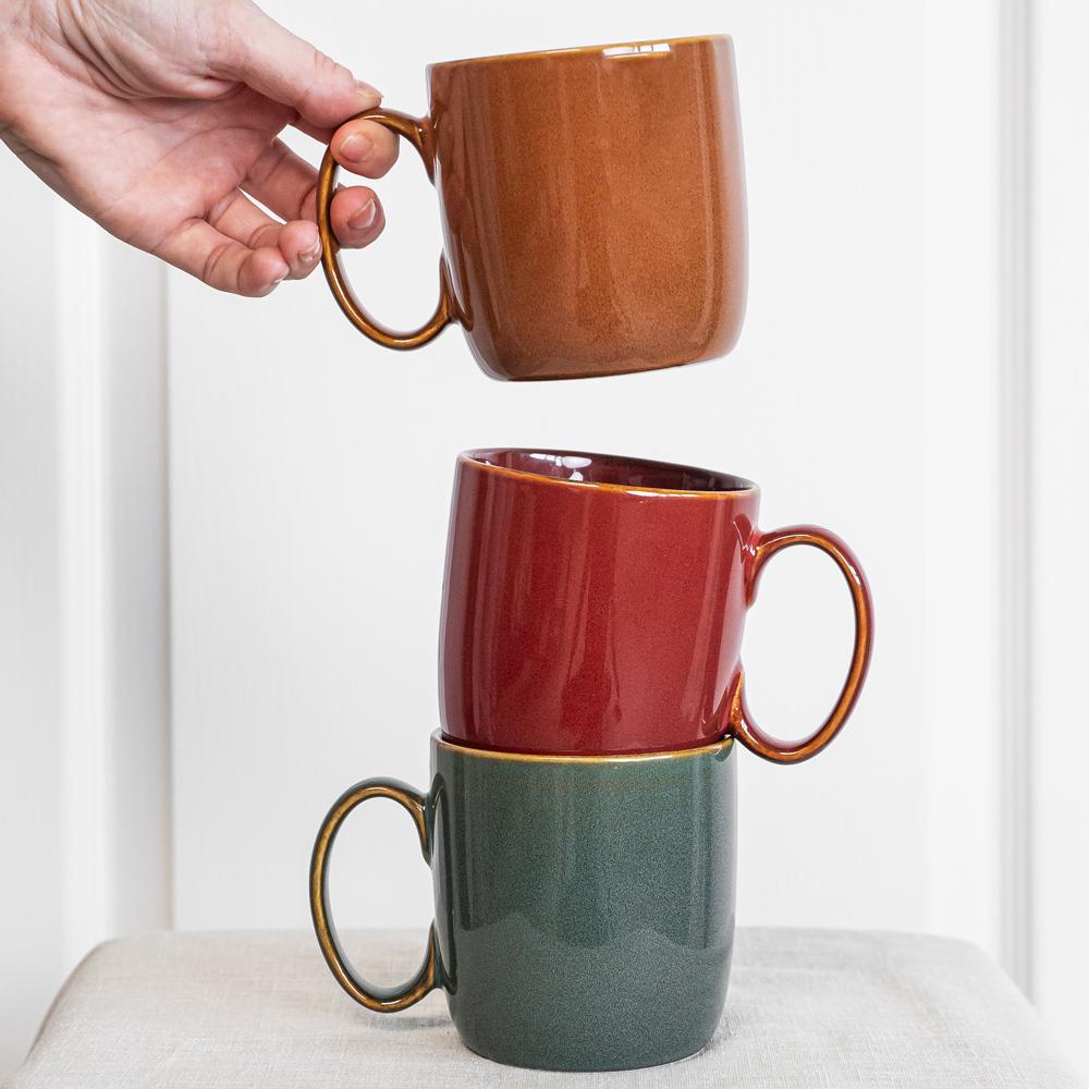 Mug Elyas rouge 38 cl (lot de 6) Table passion - Mathon - 2