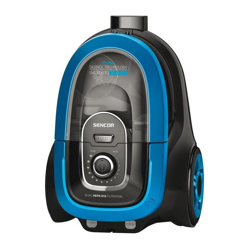 Aspirateur Traineau Sans Sac - Sencor - Svc-1035tq - 750 W - 75 Db - 1 L - Noir / Bleu SENCOR - Mathon - 2