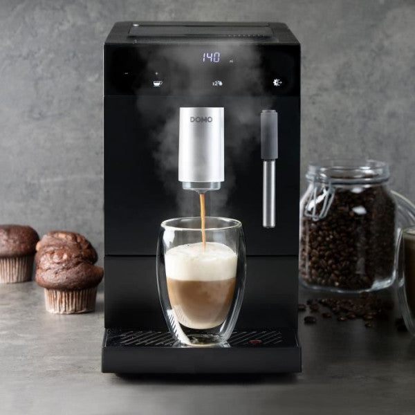 Machine A Cafe  A Expresso Automatique Avec Broyeur - Domo - Do1150k - Domo - Mathon - 5