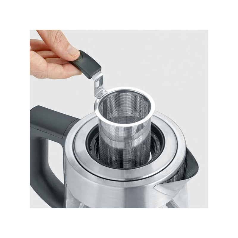 Bouilloire Verre 1l 3000w Th° 400 A 100°c Inox Noir   - 3473 Severin - Mathon - 4