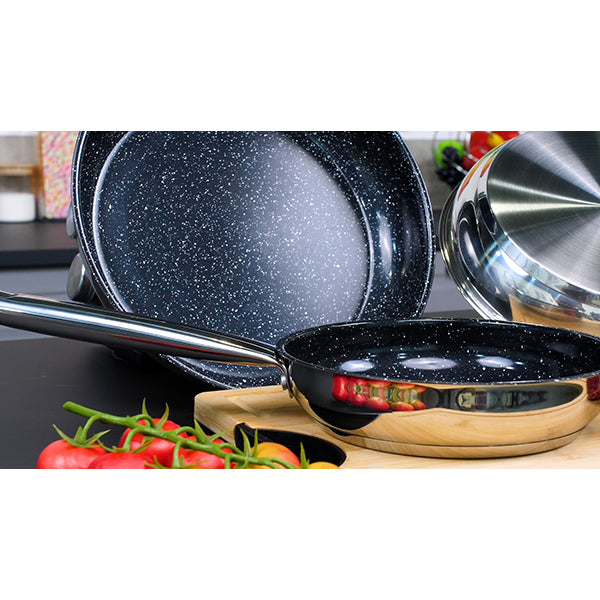 Poêle inox avec revêtement céramique 20 cm Kitchenpro - Mathon - 5