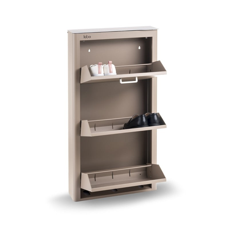 Meuble à chaussures KIBO 3 Compartiments, couleur Sable Don Hierro - Mathon - 7