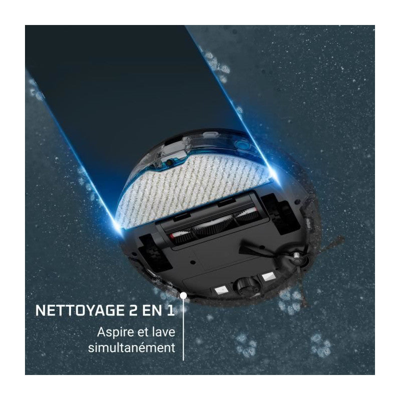 X-plorer Serie 65 Robot Aspirateur Laveur, Technologie Laser, Nettoyage Méthodique, Design Ultra Fin Rr8l65wh Rowenta - Mathon - 2