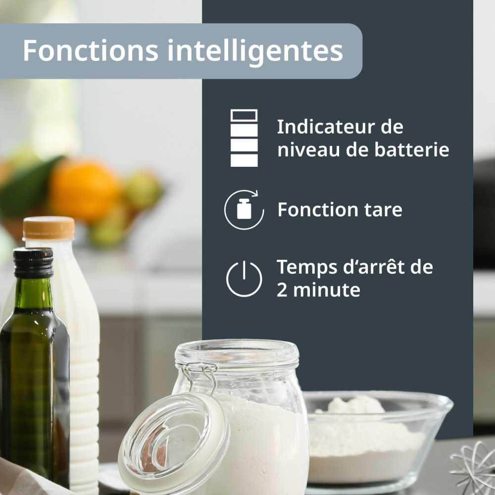 Balance De Cuisine Digitale - Ade - Leonie - Plastique Abs - 22 X 17 Cm - Inclus 1 Pile Cr 2032-rouge ADE - Mathon - 5